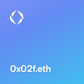 0x02f.eth bought for 0.556 ETH on Alienswap Marketplace #ENS #ensdomains #EnsNames

ens.vision/name/0x02f.eth