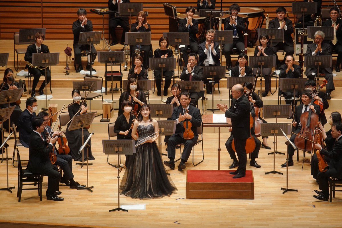 fuupet629's tweet image. 新進演奏家育成プロジェクトでの公演が終了いたしました！
たくさんの方に支えていただきながら充実した20分間を過ごすことができ、とても幸せでした。
仙台フィルの皆様、お越しくださった皆様、本当にありがとうございました。