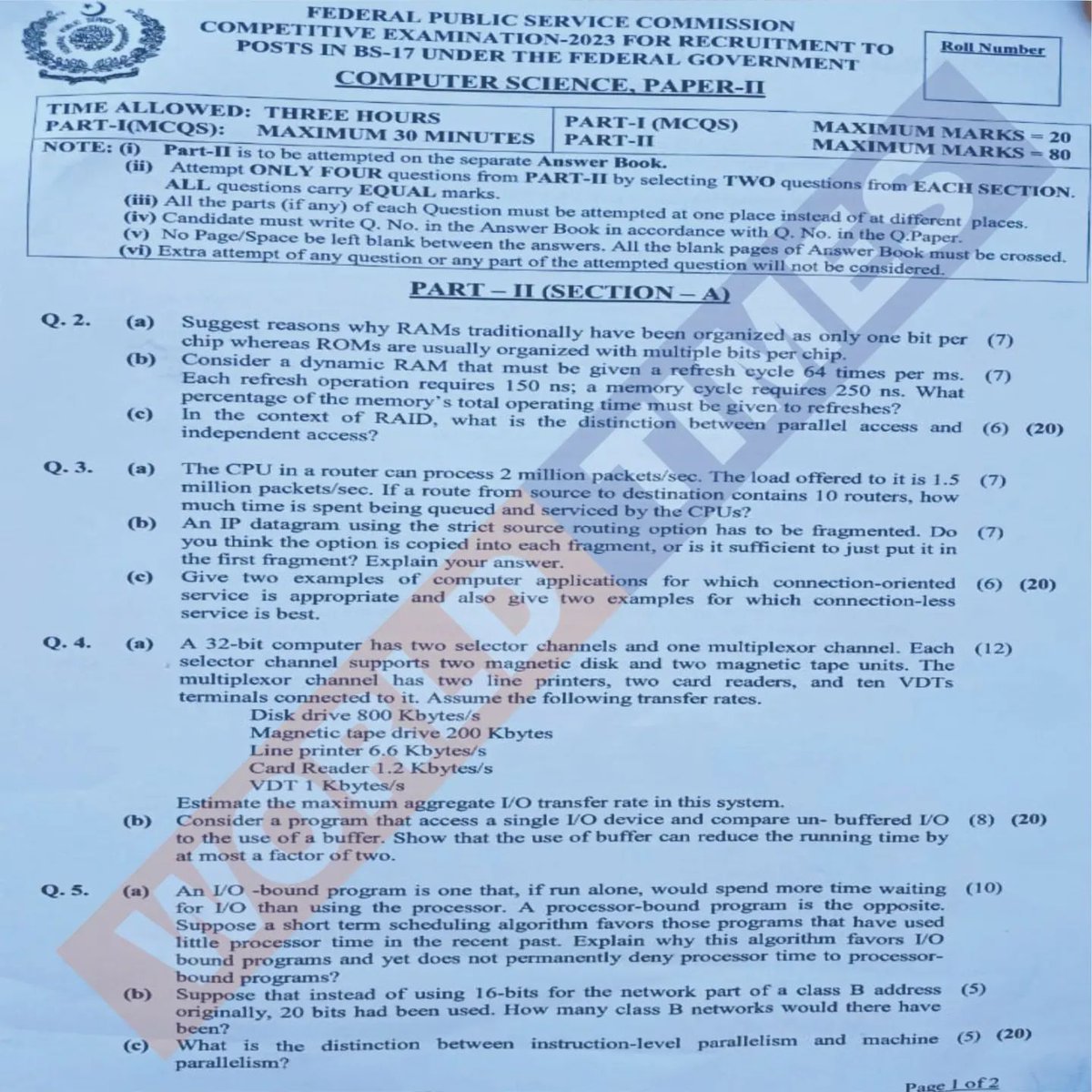 Writing_loverr's tweet image. CSS 2023 (Computer Science) Paper II

#css #cssaspirants2023 #computerscience #paper2 
#css2023 #css2024 #cssaspirants2024