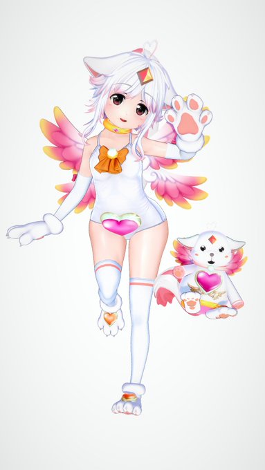 ふれれさんに触発されてマスコットのヒューマノイド形態としてぷにロリキャラ作ってみたけど
くっそむずくてつらい😇
超ムズイ
※なお右下にいるのがマスコットキャラ 