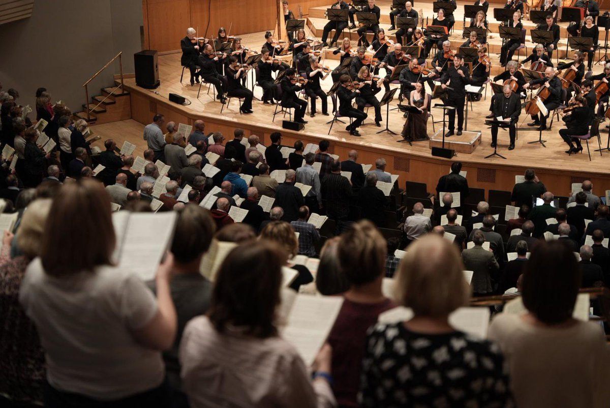 the_halle's tweet photo. 🤩 Thank you to all the participants who made yesterday’s Come and Sing so special! 

It was great to welcome so many of you to sing Brahms’ German Requiem. We hope you had as much fun as we did! 

📸 Tom Stephens, The Hallé https://t.co/5thzpGMeVT