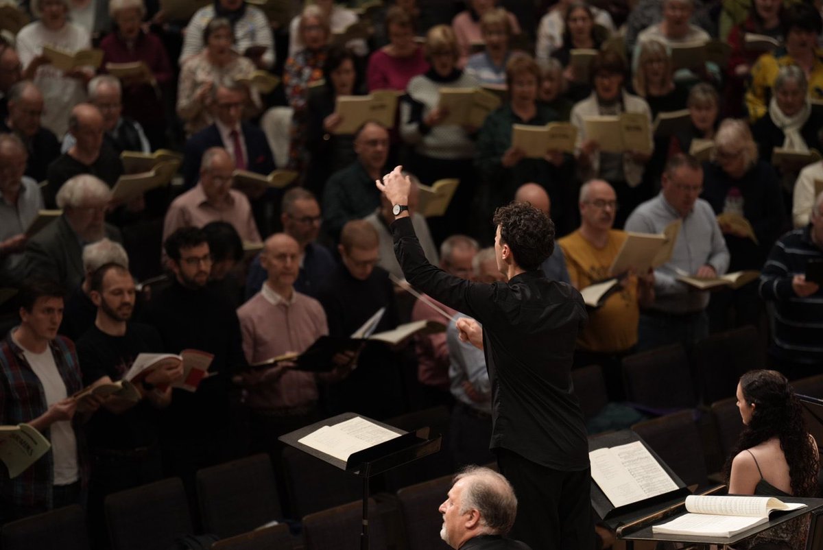 the_halle's tweet photo. 🤩 Thank you to all the participants who made yesterday’s Come and Sing so special! 

It was great to welcome so many of you to sing Brahms’ German Requiem. We hope you had as much fun as we did! 

📸 Tom Stephens, The Hallé https://t.co/5thzpGMeVT