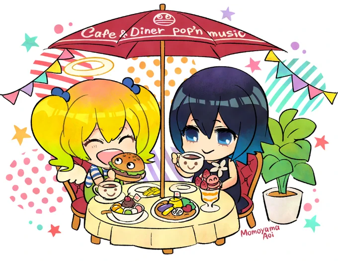 #ポエット誕生祭2023 #popn_artポエットちゃん誕生日おめでとう過去絵まとめです 