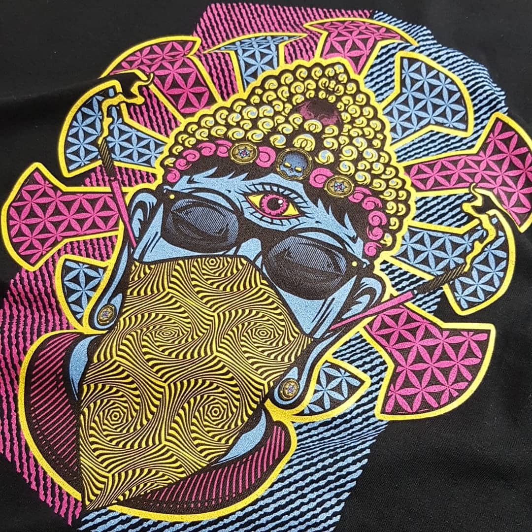 dtgtshirts's tweet photo. Bright customer design by @iwalkadifferentpath , DTG printed by ourselves @dtgtshirts #dtgprintinguk #dtgprintersuk #dtgtshirts #directtogarment #dtgprintinguk #tshirtprintinguk #tshirtprinters #tshirtprinting #dtg #shirtdesign #kornit #kornitdigital #tshirts #artist #illustrator https://t.co/uicr7gDREw