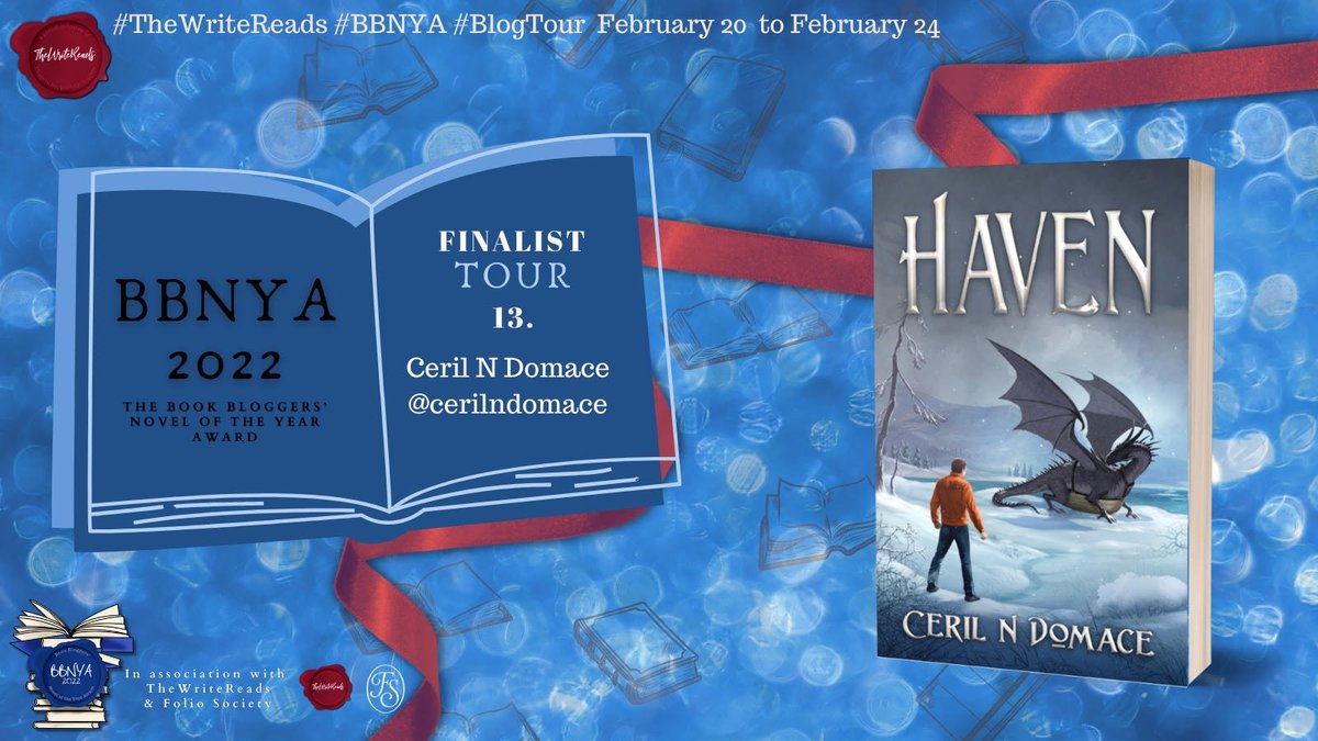 WriteReadsTours's tweet photo. 📣BBNYA TOUR STARTING📣
HAVEN by Ceril N. Domace, 13th place in #BBNYA2022 is on #MiniBlogTour with us for the next 5 days!
Keep your eyes peeled for all the posts by our amazing #BookBloggers! #Haven #TheWriteReads #BBNYA2022 @BBNYA_Official @cerilndomace https://t.co/vMF0veHd21
