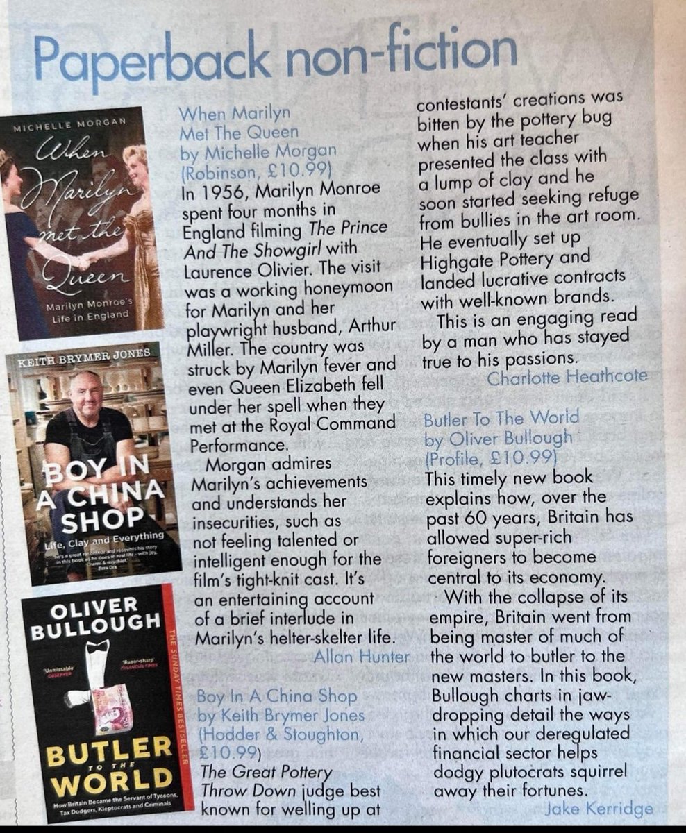 Woohooo!! When Marilyn met the Queen is reviewed in the Sunday Express magazine today! I'm so thrilled. Thank you to <a href="/LouiseWriter/">Louise Beech/Louise Swanson</a> for sharing this photo with me! I'm over-the-moon!
#Marilyn #marilynmonroe #Sunday #Express #bookstagram #thequeen #London #1950s <a href="/BooksByRobinson/">Robinson Books</a>