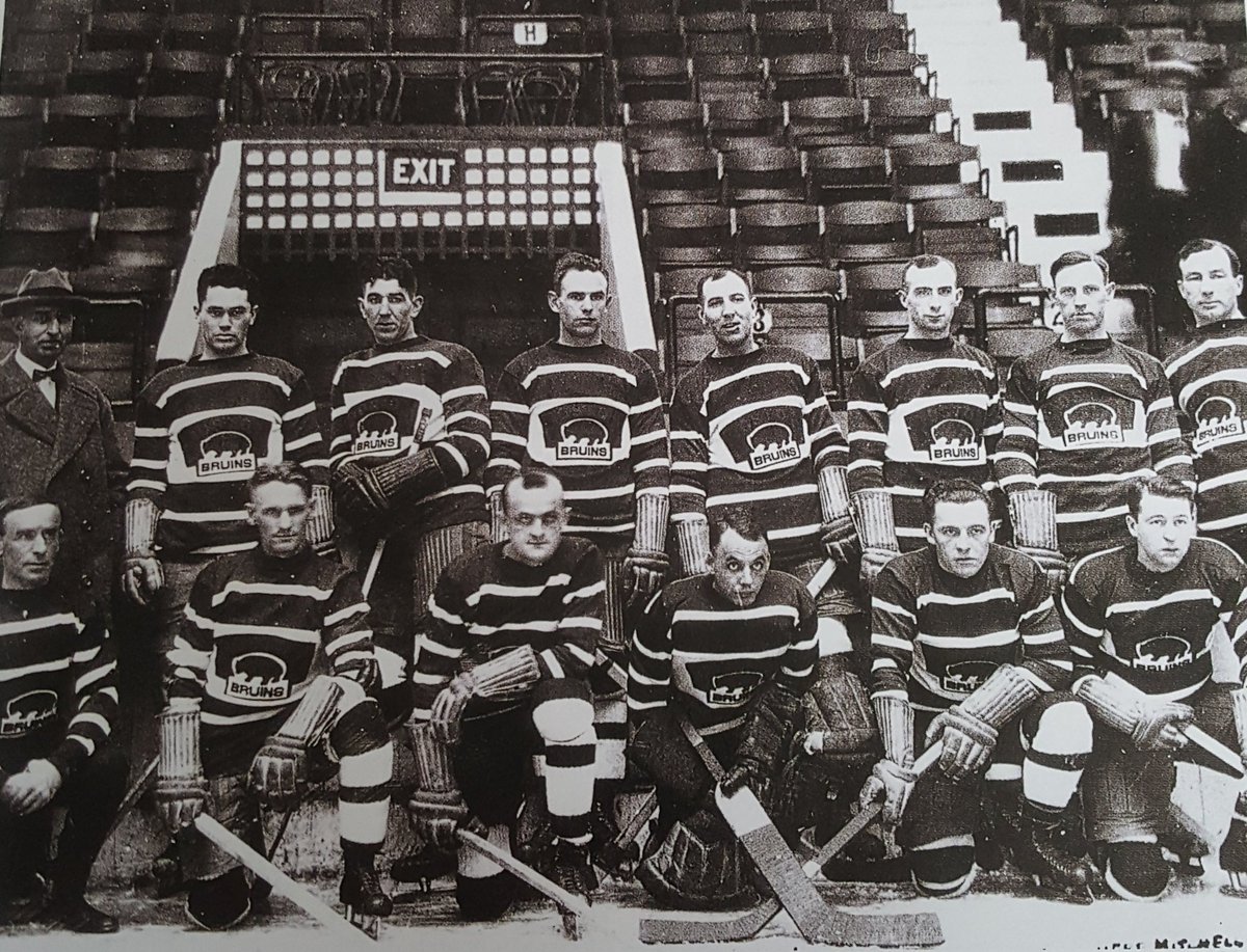 hockey_vintage's tweet photo. 99 years ago today ON THIS DAY in hockey history (February 10, 1924):

The NHL votes to approve a new NHL franchise in Boston set to join the league for the 1924/25 season @NHLBruins https://t.co/y4mkBtm5d6