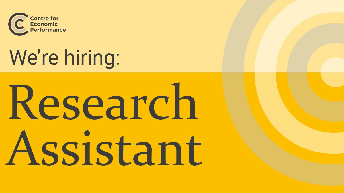 We’re seeking a full-time research assistant to work with <a href="/daniel_m_sturm/">Daniel Sturm</a> on quantitative models of cities. Ideal for someone considering applying for a PhD in economics or related fields. 

Closing date: Wed 15 Feb 
For more info, visit: ow.ly/Arn450MEFN2