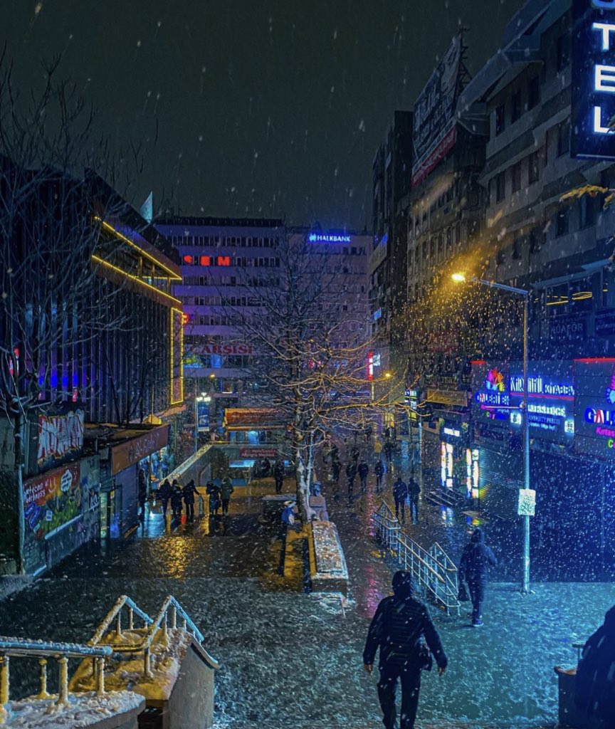 Ankara’ya kar çok yakışıyor…