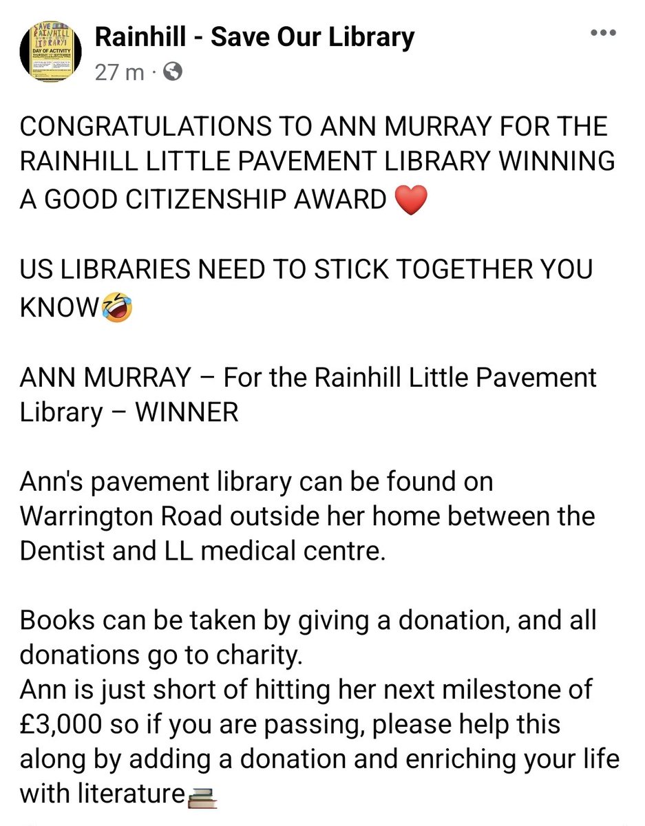 Rainhill Community Library Hub tweet media