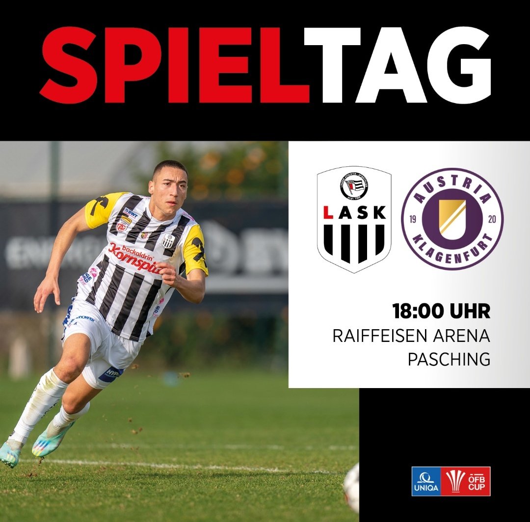 Bu gün 20:00'da Kupa maçında Klagenfurt'la karşı karşıya gelicez 💪