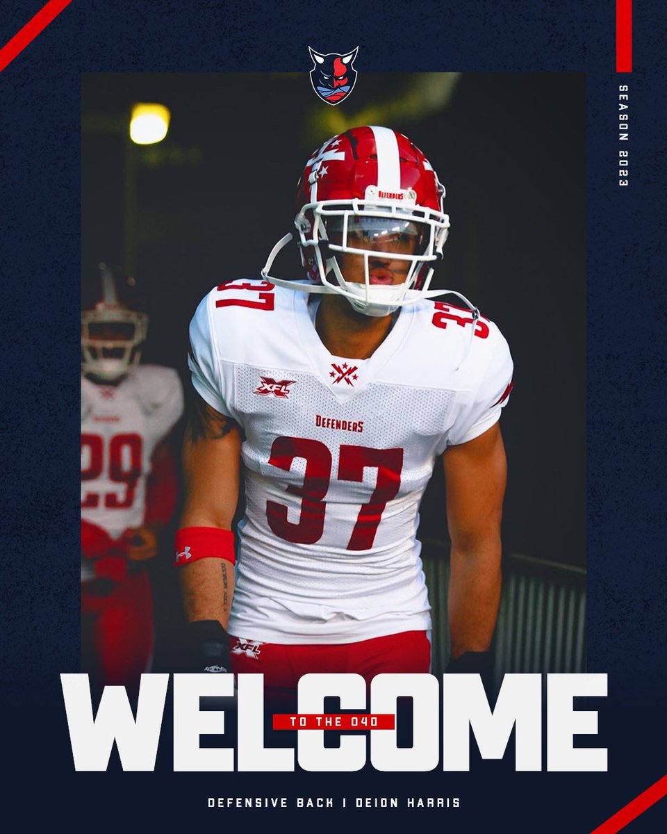SeaDevilsHH's tweet photo. NFL, D1, XFL - he's got it all. โจ Welcome @deionharris24 to the 040 ๐
#CatchTheWave #HSDSignings23
๐ท: DC Defenders / North Dakota Fighting Hawks https://t.co/0DDi98JOly