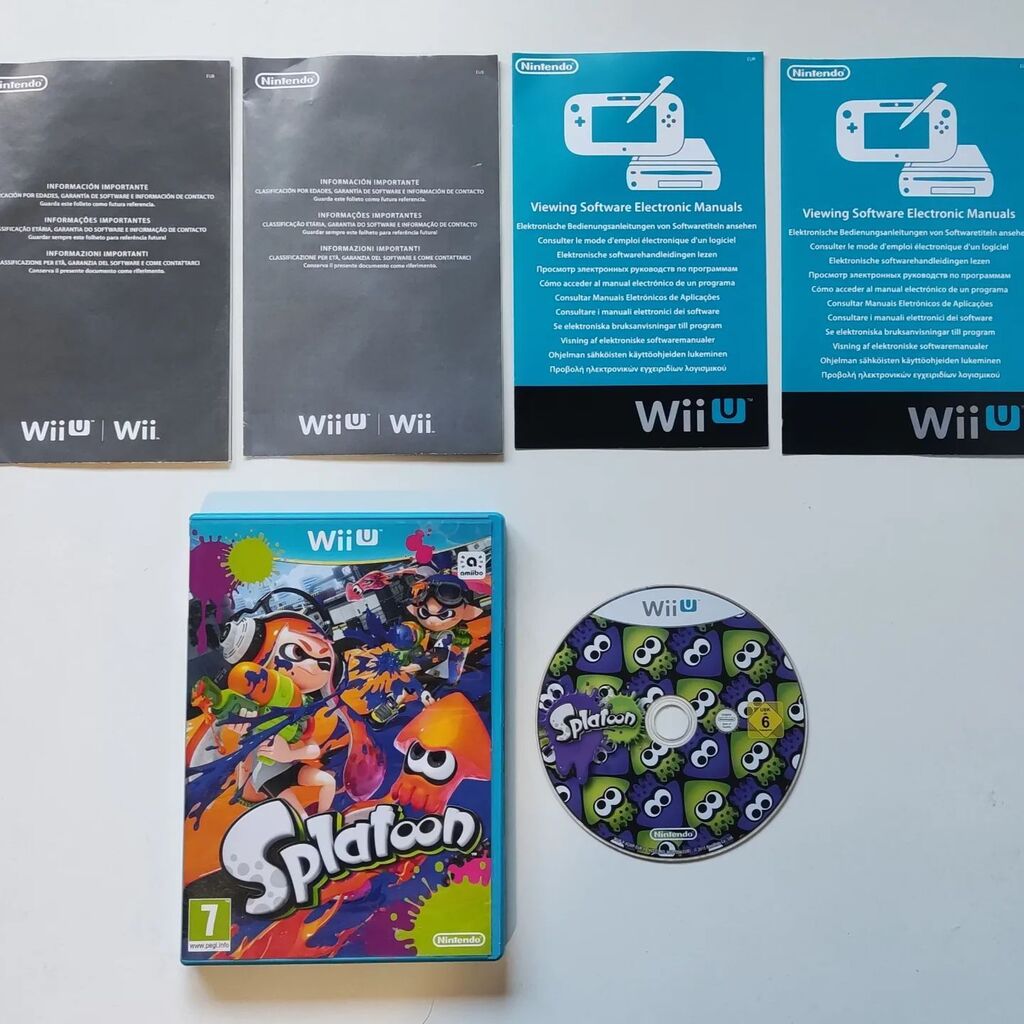 Faliorn's tweet photo. Wii U: Splatoon (PAL, Spain)

#instagamerspain #retrogaming #retrogames #splatoon #splatoon2 #splatoon3 #wiiu 

Are you an Splatoon fan?

I didn't play it, buy muy daughter loves it. She started playing on Wii U, and carried on with Splatoon 2 and 3.

It… https://t.co/5dlbPCqj0p https://t.co/ONF3PaCI5i