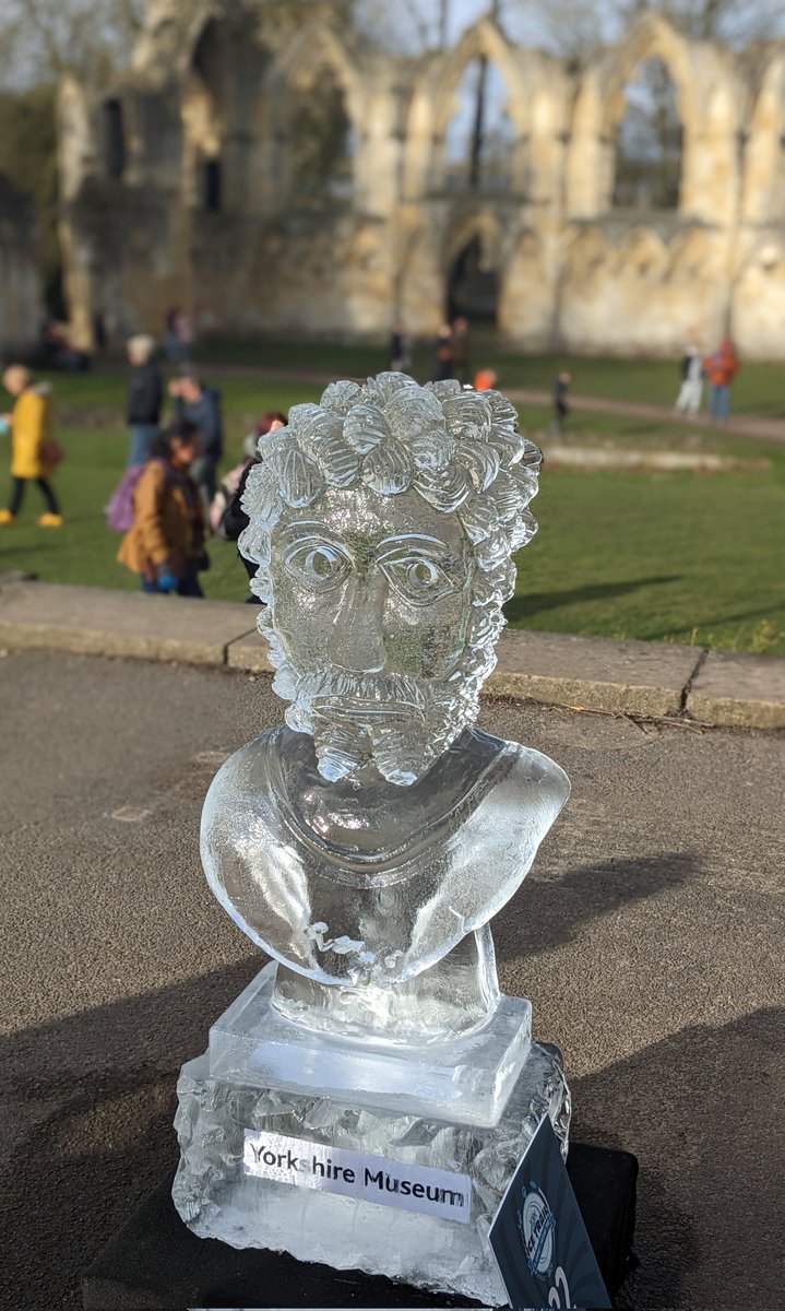 A very cool Marcus Aurelius <a href="/YorkshireMuseum/">Yorkshire Museum</a> for #YorkIceTrail today