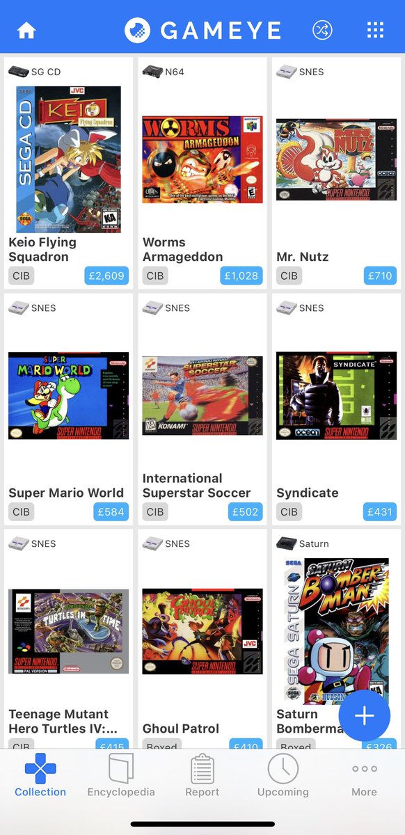 DeanGear's tweet photo. @Radical_Reggie @GameyeVG Some of the prices for the games on my list look odd… £710 for Mr Nutz that is nuts!!! https://t.co/PcLnbA3poM