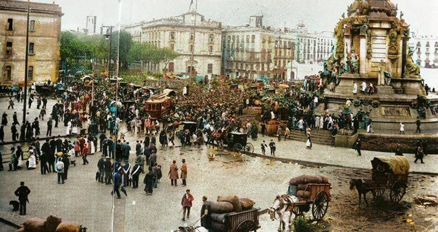 CatalunyaColor's tweet image. 🗓️Tal dia com avui de 1919.... 
S'inicia a Barcelona la vaga de la Canadenca, que durarà un mes i mig i acabarà amb l'aprovació per llei de la jornada laboral de 8 hores per primer cop a la història.
Voleu conèixer aquests fets en color?
Seguiu el fil 🧵