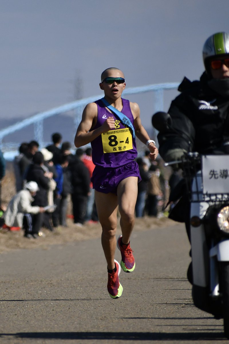 miyachan227's tweet photo. #兵庫県郡市区駅伝 
4区8.195km 守屋和希（西宮市/関西学院大） https://t.co/ANGihzyIUi