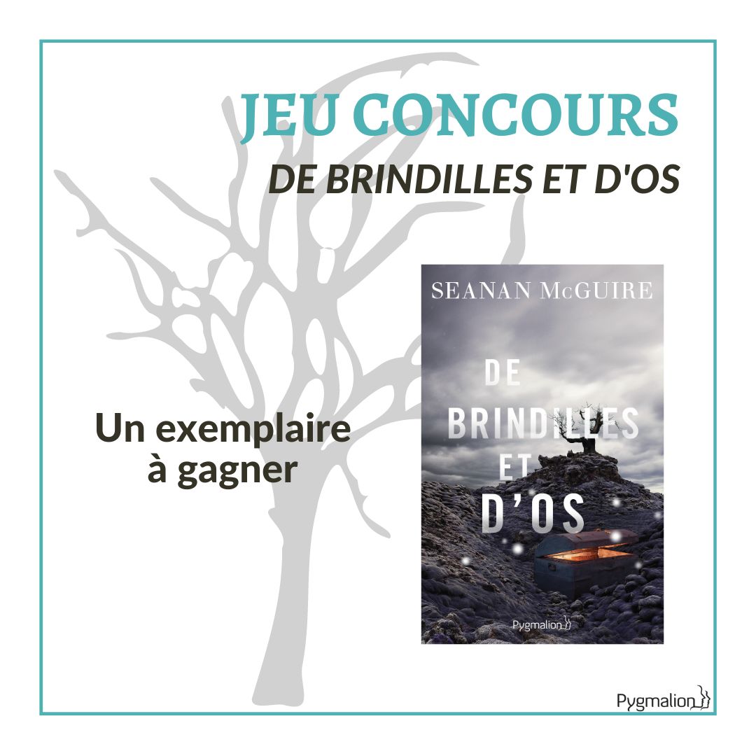 #JeuConcours 
Pour tenter de remporter 1 ex. de "De brindilles et d'os" de Seanan McGuire, rien de plus simple :
👉 Follow;
👉 RT.
Le gagnant sera tiré au sort et contacté par MP lundi prochain. Bonne chance 🍀
#livre #livres #livreaddict #book #booklover #fantasy #fantastique