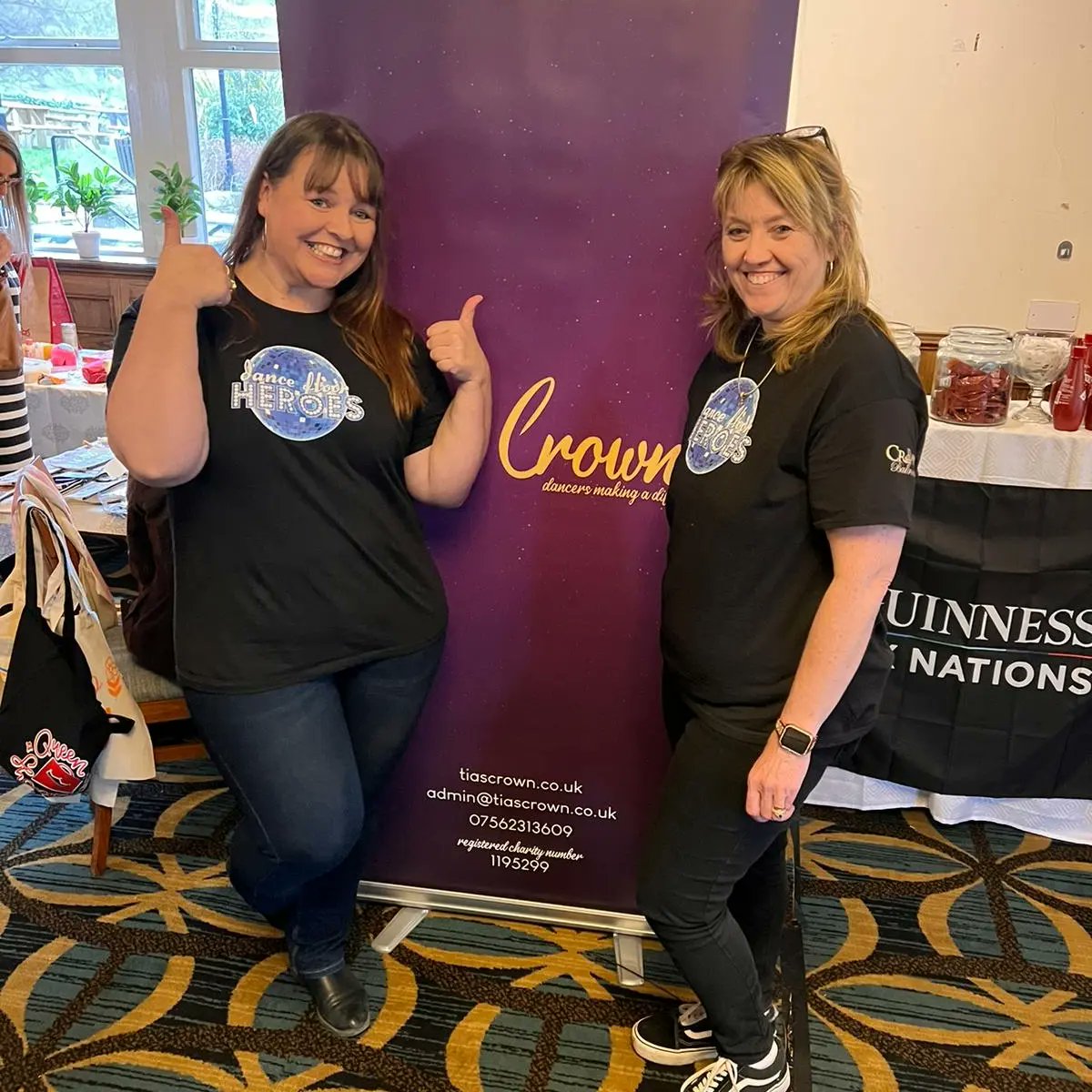 TiasCrown1's tweet photo. Congratulations to Roz & Emma for a Brilliant Fundraiser for Tia's Crown!
Our Dance Floor Heroes finalist are smashing it! 💜👑
#TiasCrown #DanceFloorHeroes #DancersMakingADifference #charity #mentalhealth https://t.co/GsMmecGsYj