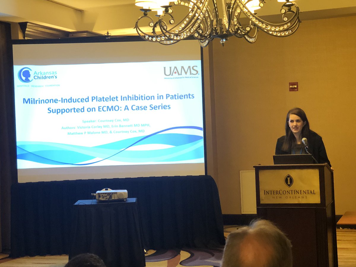 Ron Sanders Jr., MD, MS (@ronsandersmdms) on Twitter photo Dr. Courtney Cox reporting interesting data in children on ECMO demonstrating platelet inhibition while on milrinone #PedsICU #ecmo #SSPR2023 <a href="/archildrens/">Arkansas Children's</a> @UAMSPeds <a href="/cmumph1/">Courtney Mumphrey Cox</a> <a href="/DalabihAbdallah/">Abdallah Dalabih, MD, MBA, FCCM, CPE</a> <a href="/matt_malone10/">Matt Malone</a> Dr. Courtney Cox reporting interesting data in children on ECMO demonstrating platelet inhibition while on milrinone #PedsICU #ecmo #SSPR2023 <a href="/archildrens/">Arkansas Children's</a> @UAMSPeds <a href="/cmumph1/">Courtney Mumphrey Cox</a> <a href="/DalabihAbdallah/">Abdallah Dalabih, MD, MBA, FCCM, CPE</a> <a href="/matt_malone10/">Matt Malone</a>