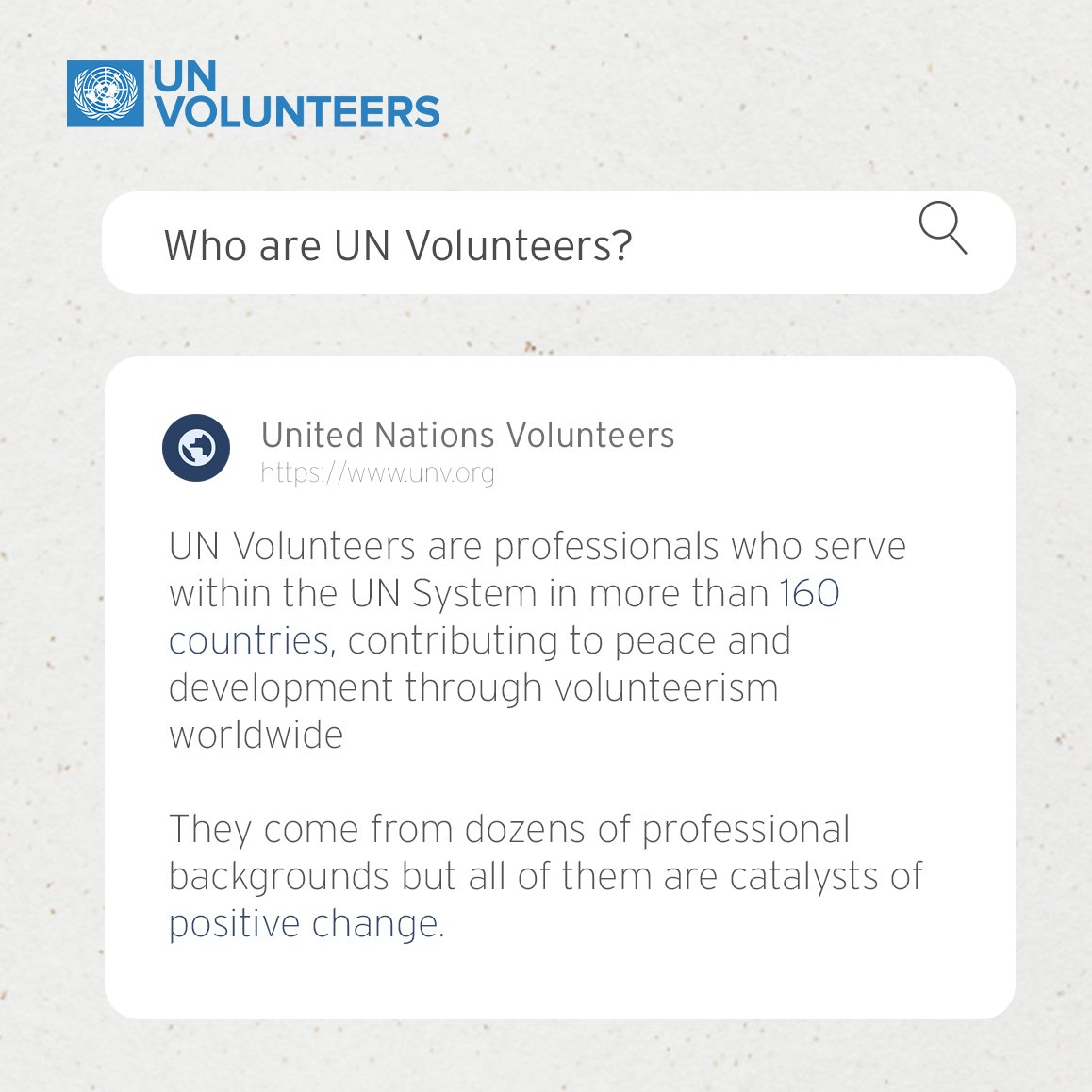 UNVolunteers's tweet photo. UN Volunteers strengthen the work of the @UN, bringing a diversity of perspectives and experiences, as well as local knowledge, motivation and commitment 🙌 https://t.co/PkNPdhg28E