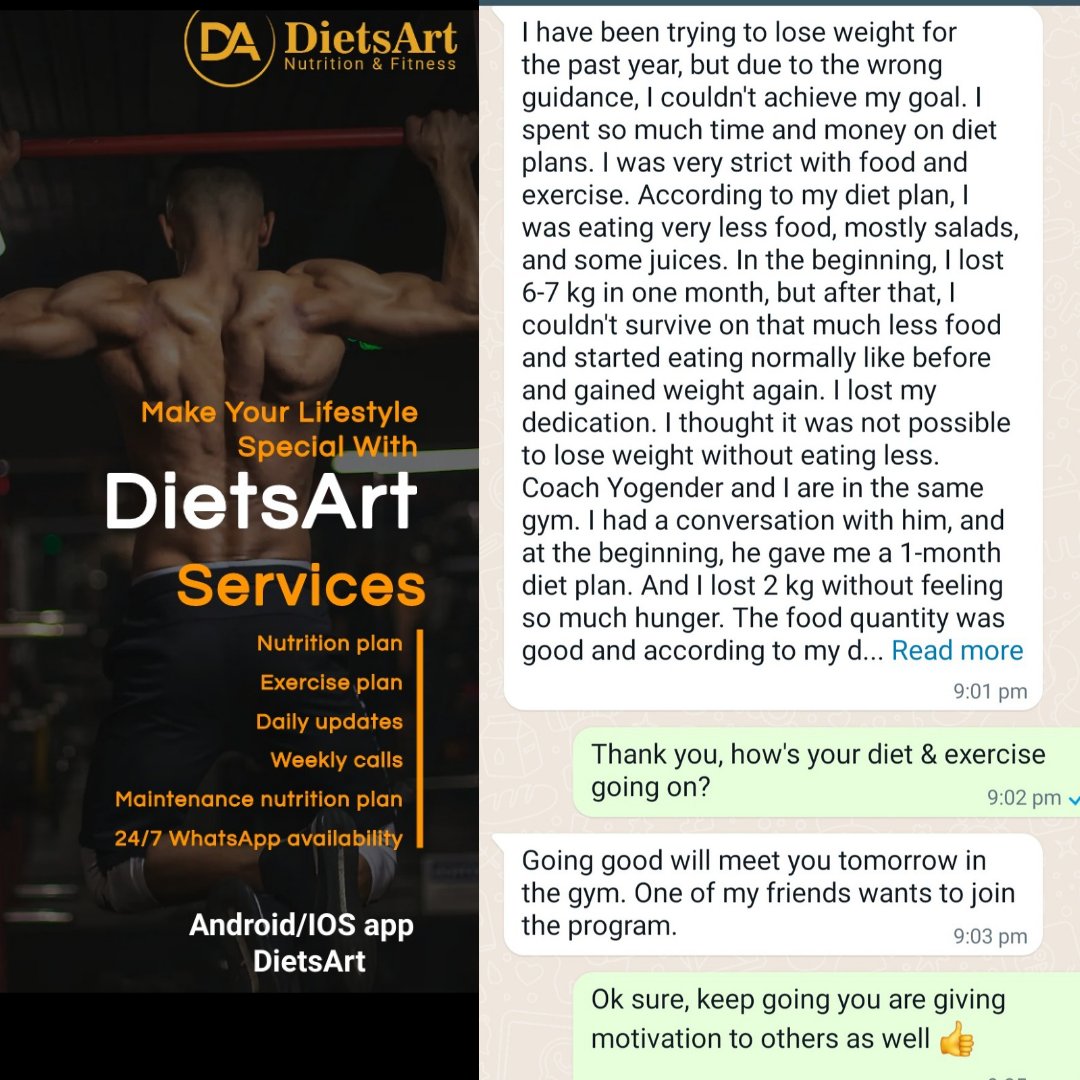 DietsArt's tweet photo. Client Testimony ✅
Body Transformation Plan - DM or Visit - https://t.co/p3VjA7VbTR
Android/IOS App - DietsArt
1/3/6 Months Plan Available
#dietsart #teamdietsart #legsworkout #homebased #legs #basic #exercisehome #dietitian #nutritionist
#Reels #Reelsinstagram #fitness https://t.co/132kgLFLvF