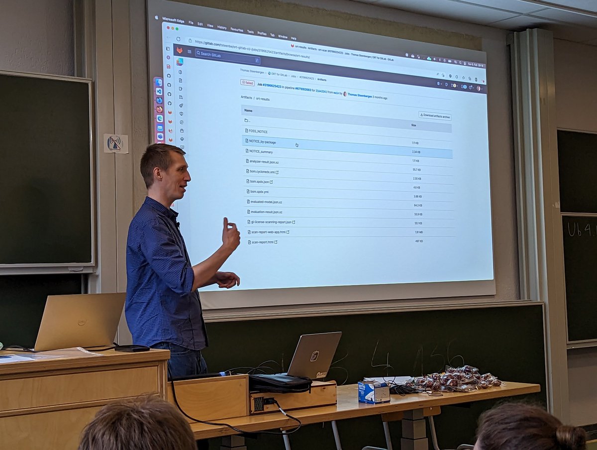 puerco (@puerco) on Twitter photo Most of the time, package metadata you get from you build tools is wrong: <a href="/tsteenbe/">Thomas Steenbergen</a> demoing Ort at the #SBOM devroom at FOSDEM Most of the time, package metadata you get from you build tools is wrong: <a href="/tsteenbe/">Thomas Steenbergen</a> demoing Ort at the #SBOM devroom at FOSDEM