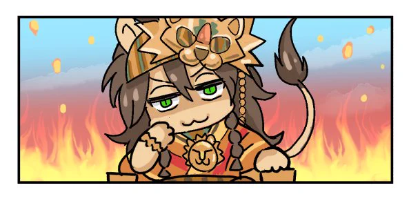カットインさせようとした🦁 
