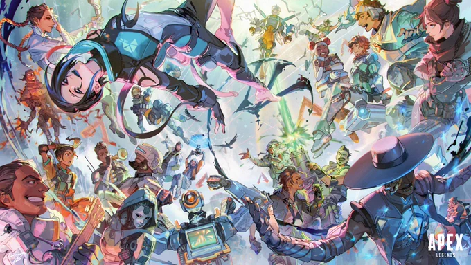 【Work】Apex Legends 4周年ファンアートを描かせて頂きました 