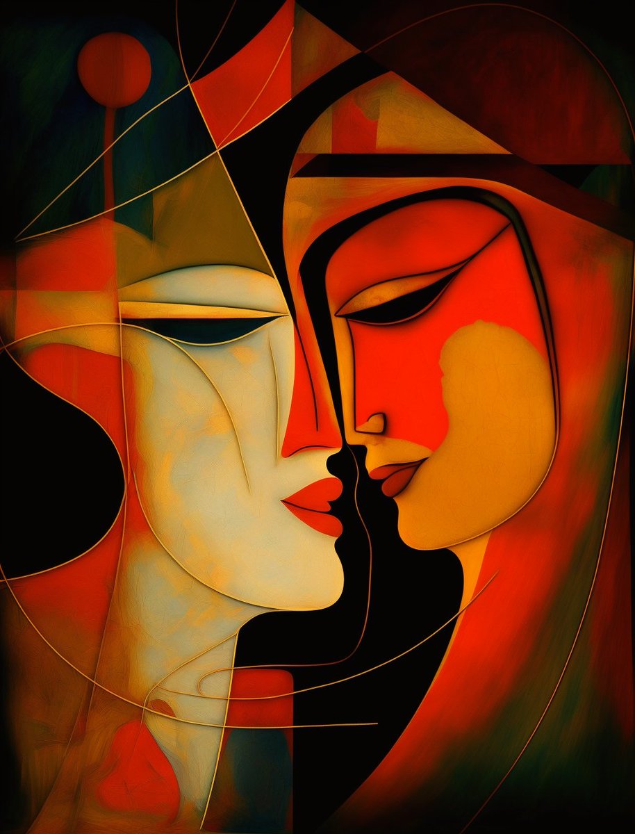Here's a Good Morning Kiss for everyone. Have a great Sunday! #AIart #midjourney #aiia