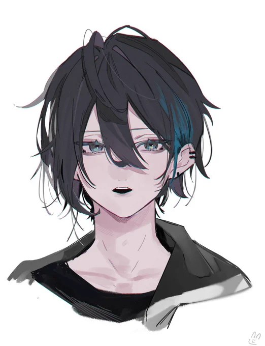 顔練習した過去絵見つけた 