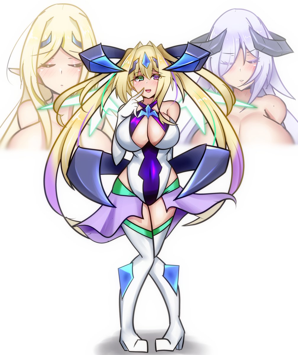 内なる力に身を委ねたましろちゃんを描きました。

神威「女神の力がなくてもお嬢様に宿る力を制御することができれば…!」 