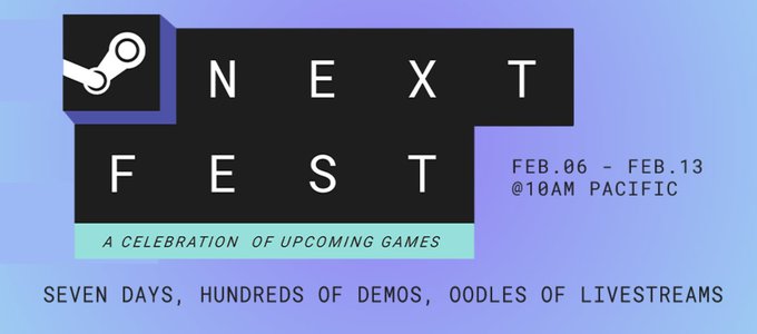 #SteamNextFest
🎮CELEBRANT ELS JOCS QUE VENEN
7 dies, moltes demos i retransmissions
 6-13 febrer 19h > bit.ly/3yqolvw

<a href="/JlcLarrea/">Jazzvier📝 | 🦋 @jazzvier.bsky.social</a> està recopilant #videojuegosespañoles que participen
🫰 l'ajudem a detectar #videojocscatalans ?
apunta el teu joc> bit.ly/3HA2qjQ