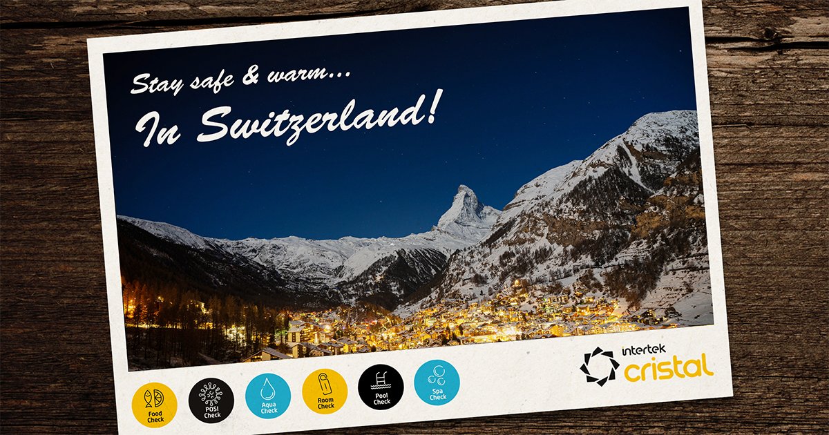 Bringing peace of mind to tourists &amp; the hospitality industry in Switzerland 🇨🇭 Intertek Cristal is committed to helping ensure a safe &amp; enjoyable experience #SwissTourism #HospitalityAssurance #Intertek #IntertekCristal <a href="/Intertek_BA/">Intertek Business Assurance</a> <a href="/ITKCheckPoint/">Intertek Checkpoint</a> <a href="/MySwitzerland_e/">Switzerland</a> <a href="/Intertek/">Intertek</a> #RT