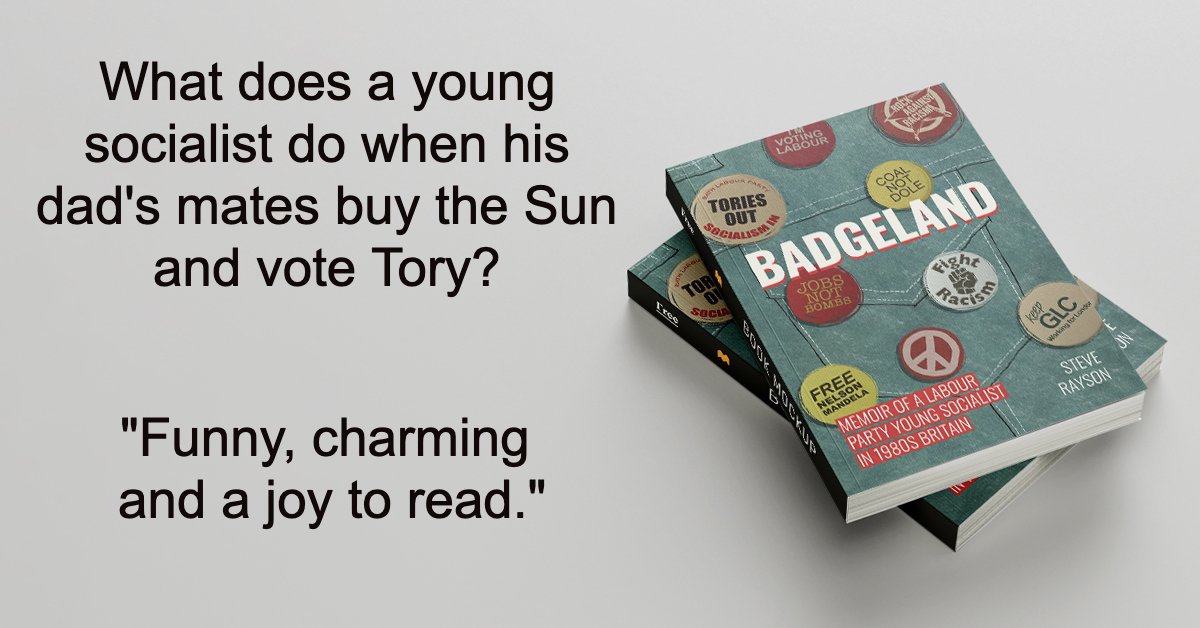My book about life as a young socialist in Thatcher's Britain is now available at bit.ly/3wT9nHJ
#writingcommunity #LabourParty