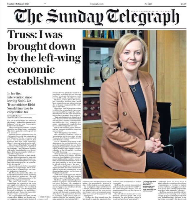 The Liz Truss memes are unforgiving after says she was 'brought down by the  left-wing economic establishment' - The Big Issue