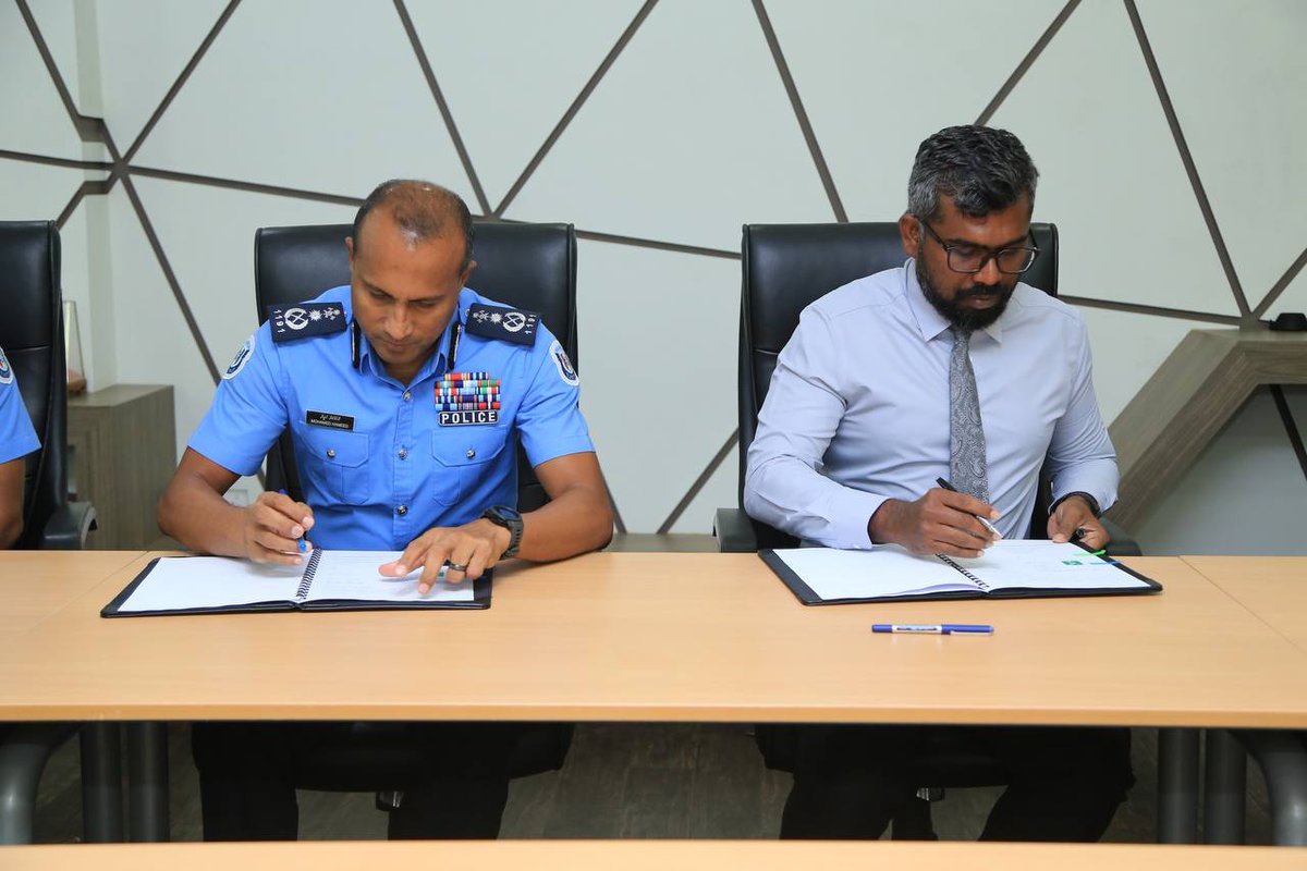 Maldives Police on Twitter "Today, Maldives Police Service and Housing