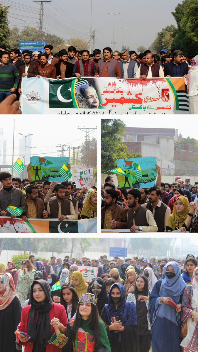 nfciet's tweet photo. Finally, The Honorable Vice Chancellor announced week long activities including Seminars, #Poster Competitions, and #speeches to invigorate and strengthen our #Fight for our beloved #Kashmir.

#KashmirDay #Pakistan #IOK https://t.co/TyQHv9Ummy