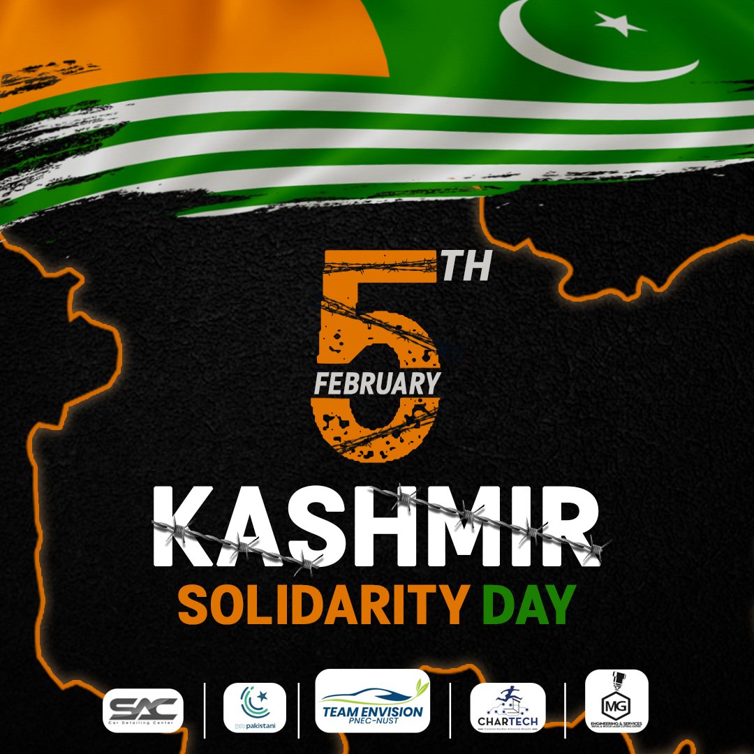 TeamPNEC's tweet photo. We @TeamPNEC stand with the heroic souls of Kashmir and hope that the night of their misfortunes will end soon bringing a dawn of freedom in this beautiful yet tragic valley.

#Kashmir #KashmirSolidarityDay  #KashmirBleeds  #NoSurrenderOnKashmir  #PakistanStandsWithKashmir https://t.co/N8jyxw3fKE