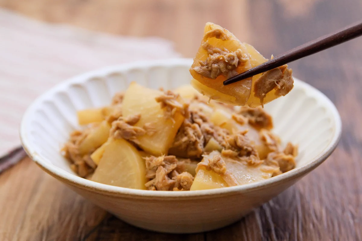 これがあるとご飯がめちゃくちゃ進む？！簡単で美味しそうな大根×ツナ缶レシピ！