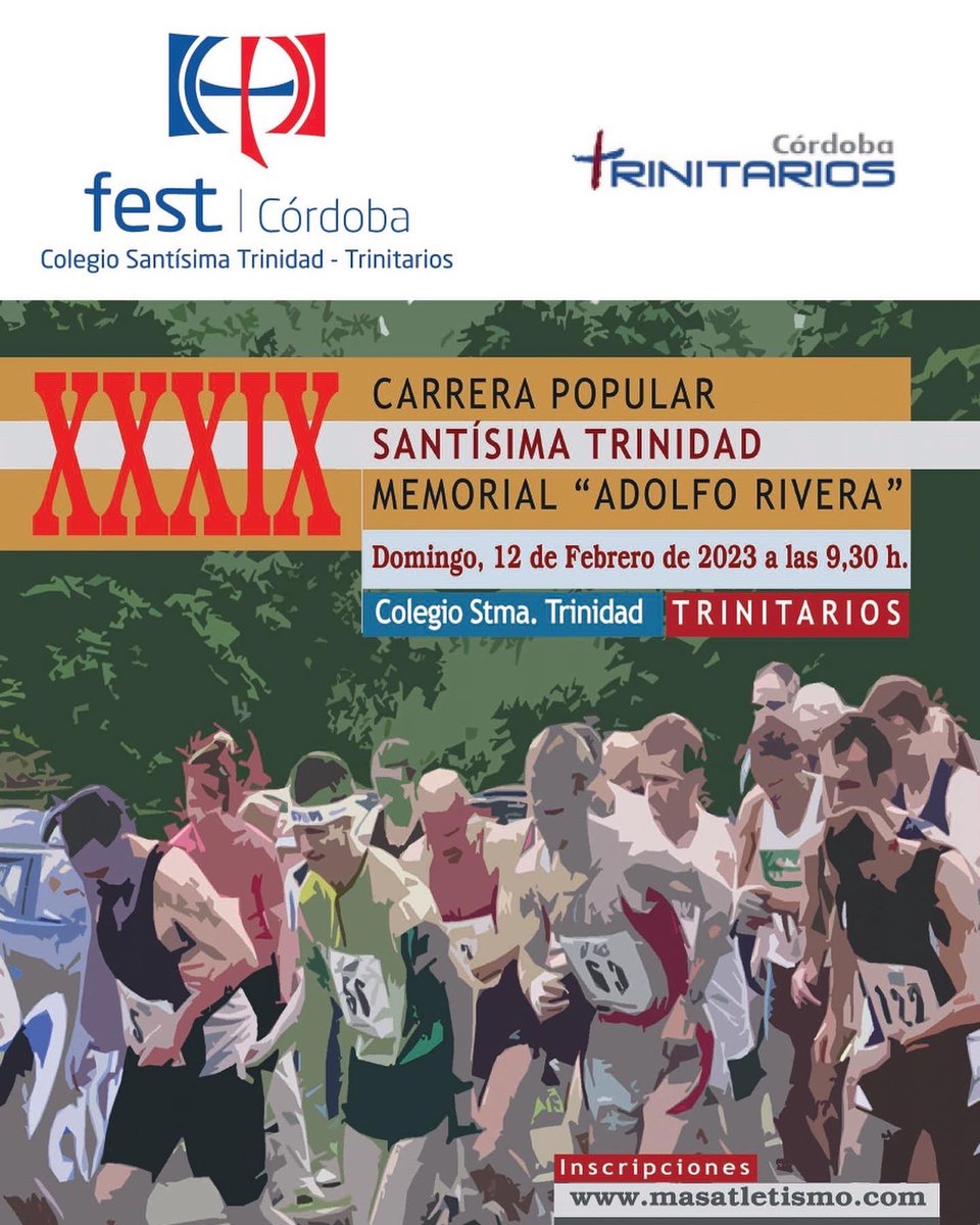 A UNA SEMANA DE NUESTRA CÉLEBRE CARRERA POPULAR 
🏃🏻‍♀️🏃🏻🏃🏽‍♂️
¿Aún no te has apuntado? 👟🎽