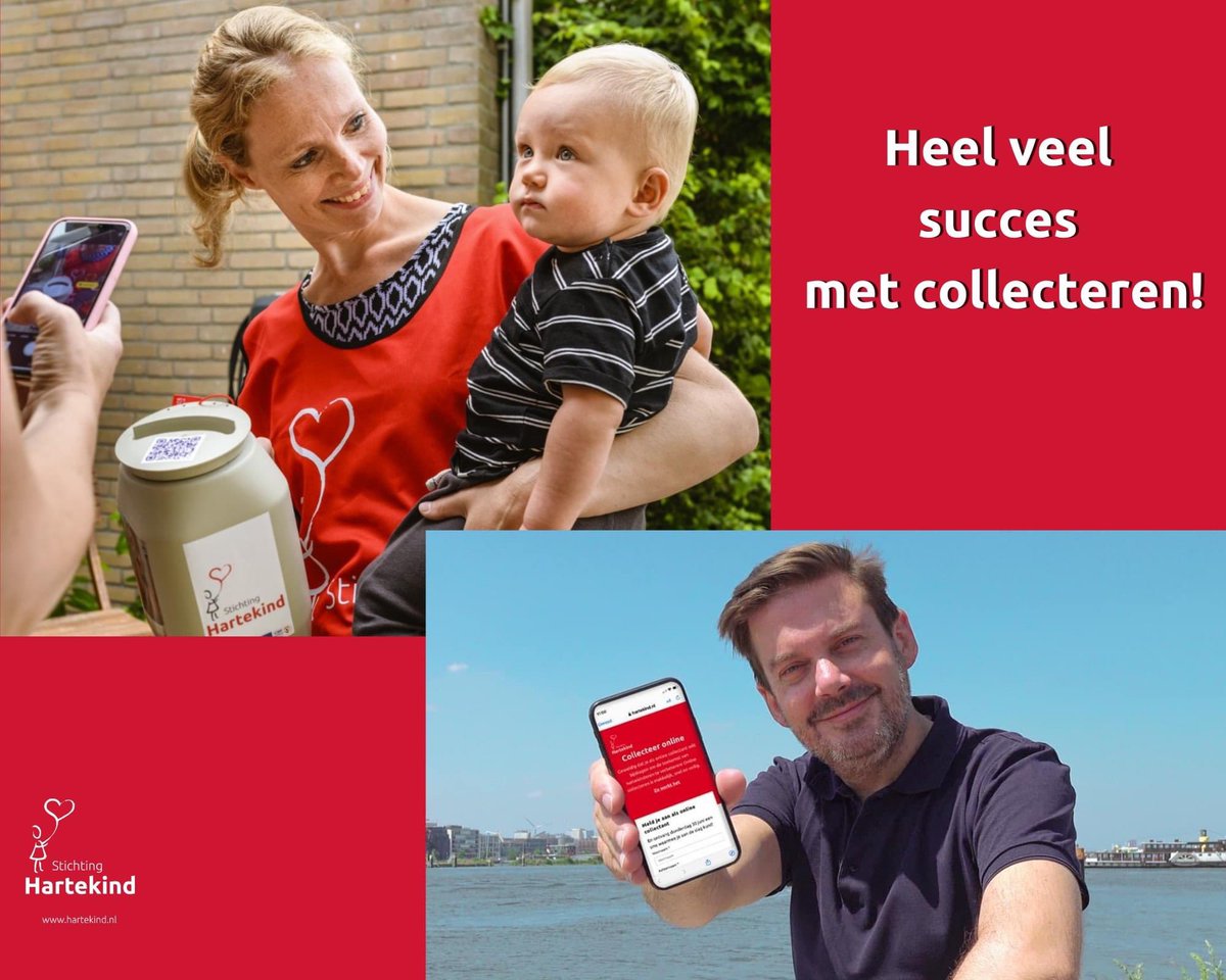 Iedereen heel veel succes met collecteren, zowel huis-aan-huis als digitaal. Deel je digitale pagina via social media en tag @stichtinghartekind!❤
Wil je nog digitaal collecteren, maar ben je je vergeten op te geven? Dit kan nog steeds via deze link: 

ap.lc/m4AhF
