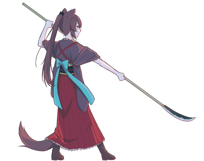 「女の子 薙刀」のTwitter画像/イラスト(新着)