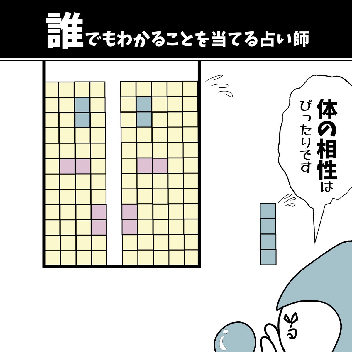 【誰でもわかることを当てる占い師】

#初投稿です
#漫画が読めるハッシュタグ 
