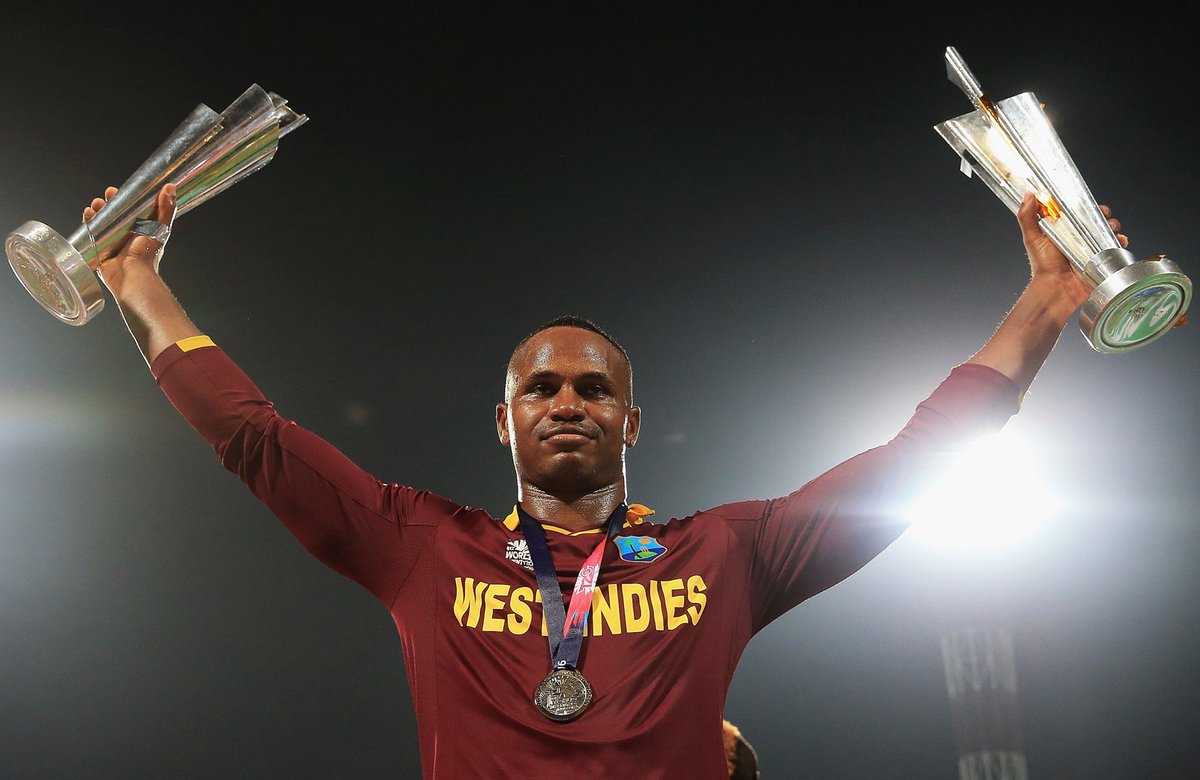 Happy birthday 🎂 🍾 🏏🌴🇯🇲 to Marlon Samuels, memories for a lifetime you've left with us and we wish you all the best for the near future 🔮.

@windiescricket
@wiplayers
@MarlonSamuels7
@henrygayle
@darensammy88