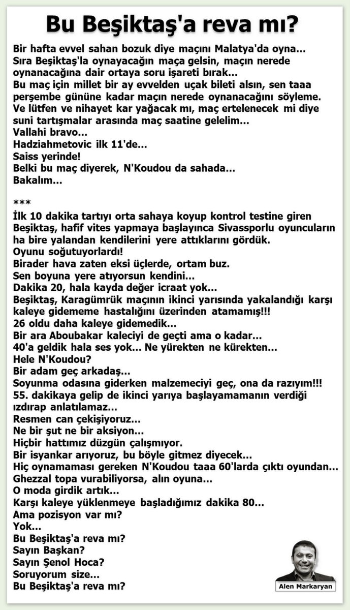 Bu Beşiktaş'a reva mı?