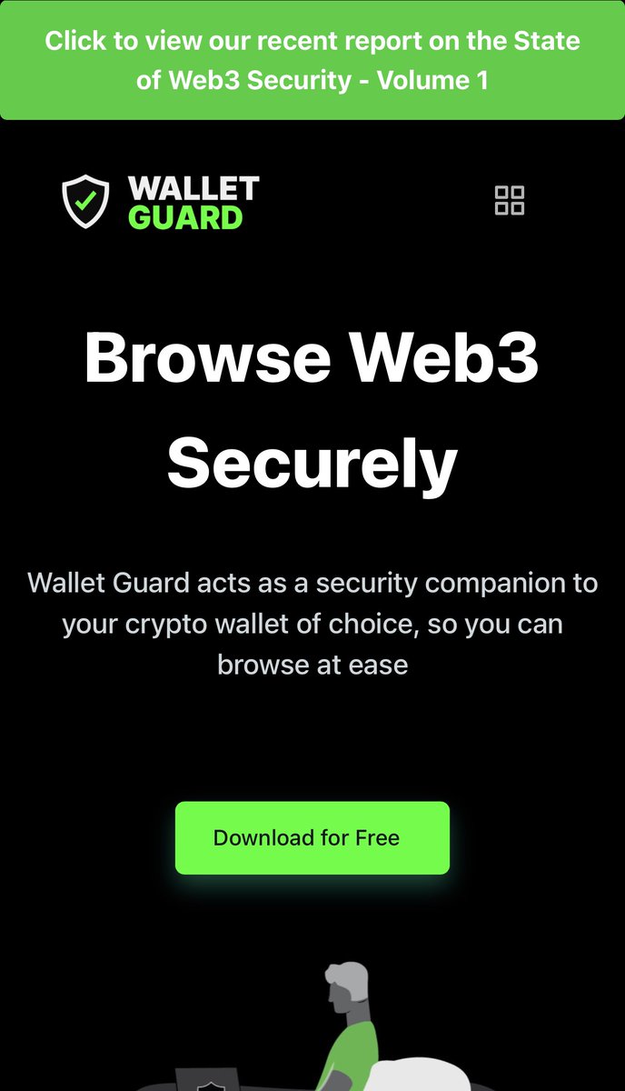 Rafsby's tweet photo. Important Security Caution 🚨
Install @wallet_guard in your Google Chrome browser now! 🔒
Too many people are getting phished and Beasts are getting floored by hackers. 👎
Sadly I have seen 4 jacked today alone. Isolate your kids and keep them safe! It’s no joke out there! 👀🙏 https://t.co/pzYg90kpLF