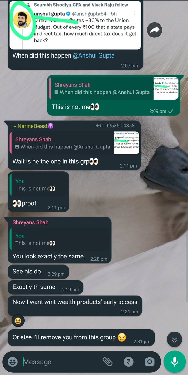 thenoobydev's tweet photo. @anshgupta64 please consider him for early access to wint wealth's products 🥲

@Shrey_Castle @narinebeast https://t.co/qezRPcpzjo