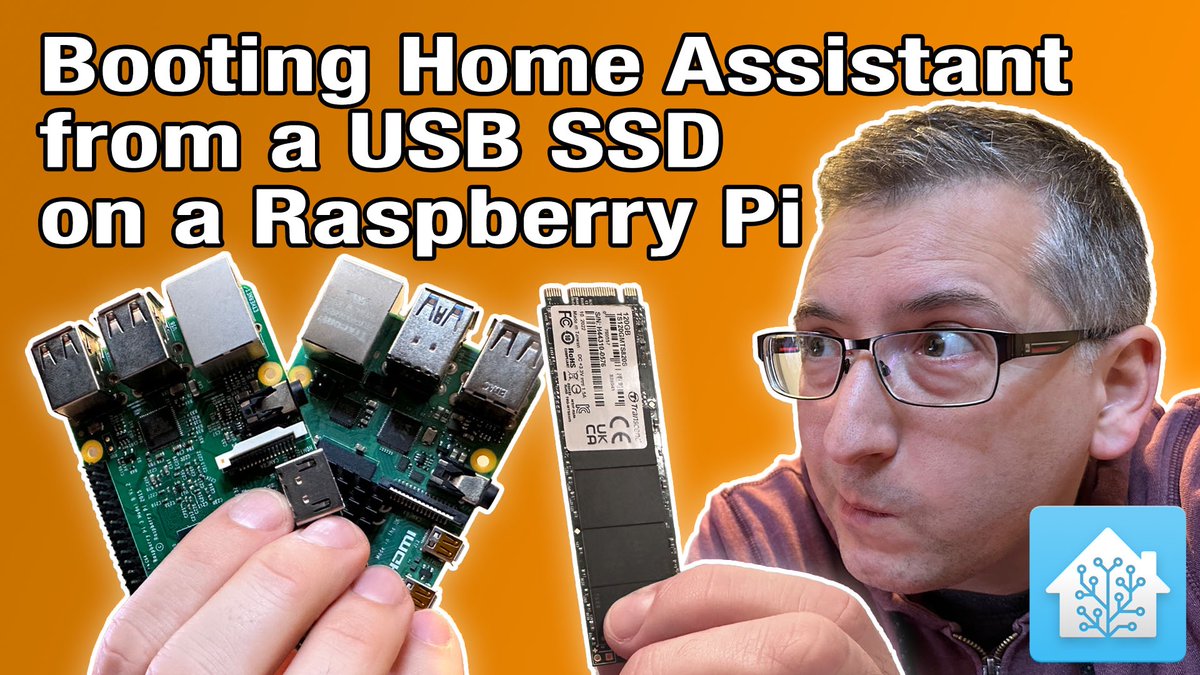 speak2thegeek's tweet image. New Video!
youtu.be/WAolAvektlw

Booting Home Assistant from a USB SSD on a Raspberry Pi
(click the link above to view on YouTube)

@home_assistant @Raspberry_Pi #SSD #solidstatedrive #USB #RPi #raspberrypi #smarthome #homeautomation #homeassistant