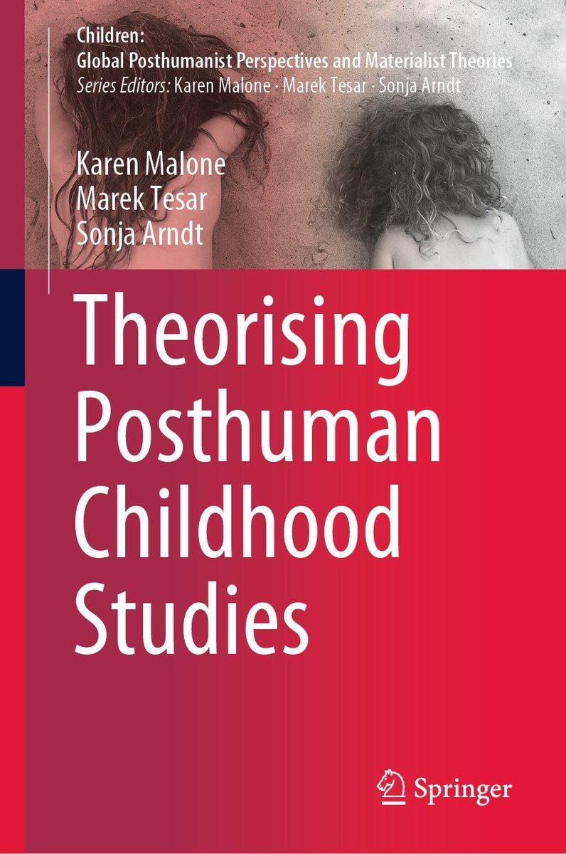 CLPN_ac's tweet photo. We're delighted to publish our interview with @DrMarekTesar, @skarndt &amp; Karen Malone (@Swinburne) about their book (@Springer_Shop), Theorising #Posthuman Childhood Studies:

https://t.co/qT04uuTrHo https://t.co/VRtLo0jXdy